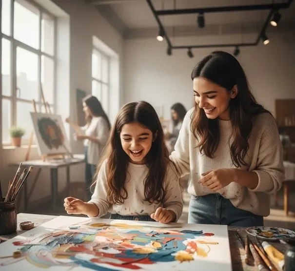 ایونت هم آموز نقاشی خلاقانه