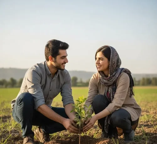 کاشت درخت در ایونت هم یار
