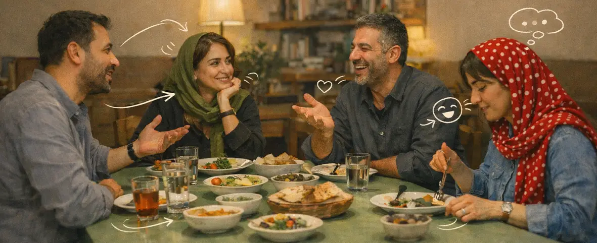 از طریق قسمت چت اپلیکیشن، خودت انتخاب کن با کی دوست داری در ارتباط بمونی.