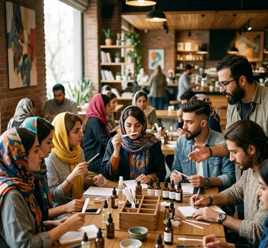 اموزش عطرسازی در همنشین
