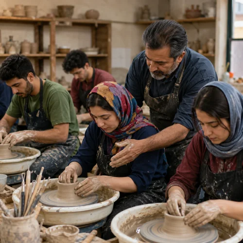 کارگاه سفالگری