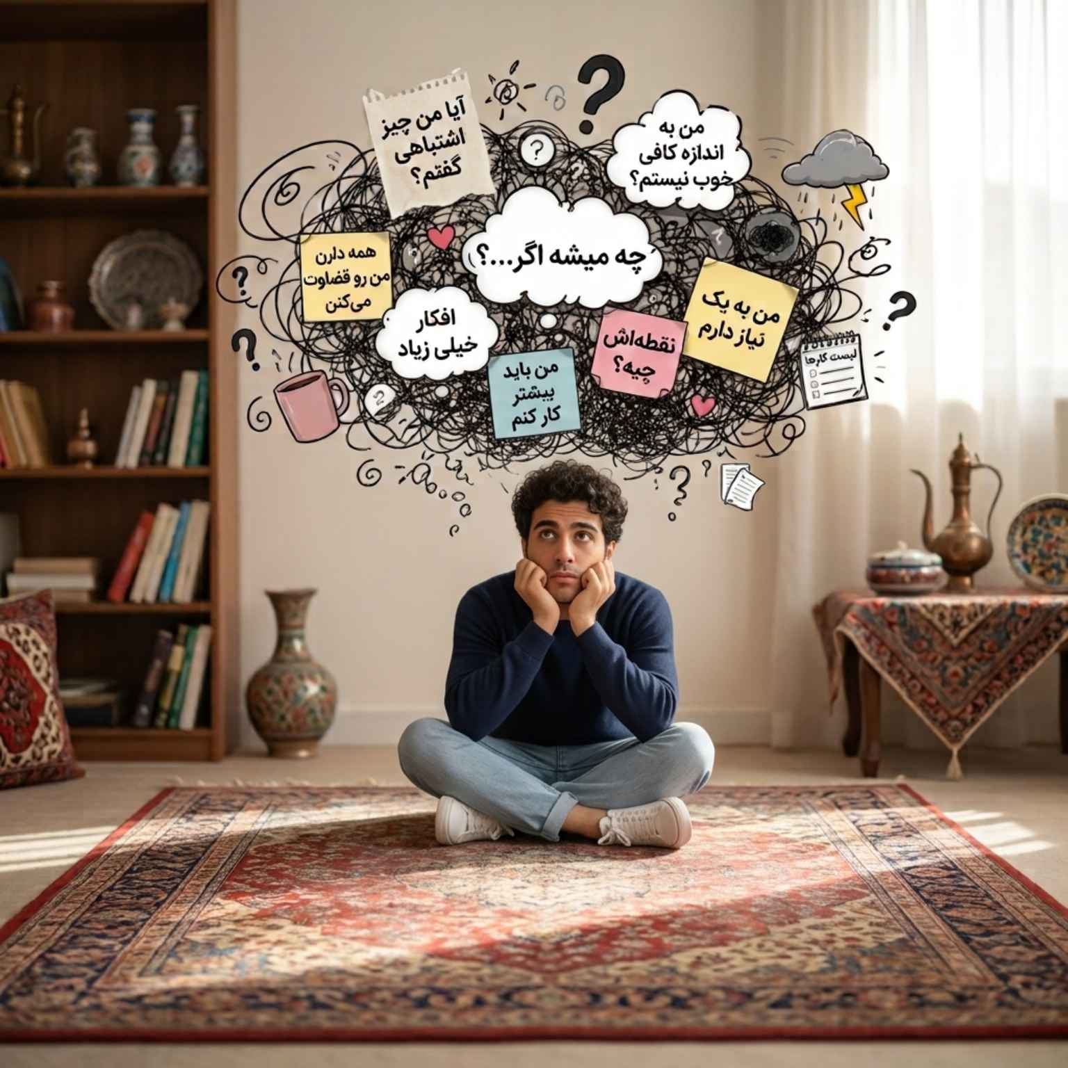 نشخوار فکری بعد از مهمانی؛ چرا درونگراها مدام حرفهای خود را تحلیل میکنند؟