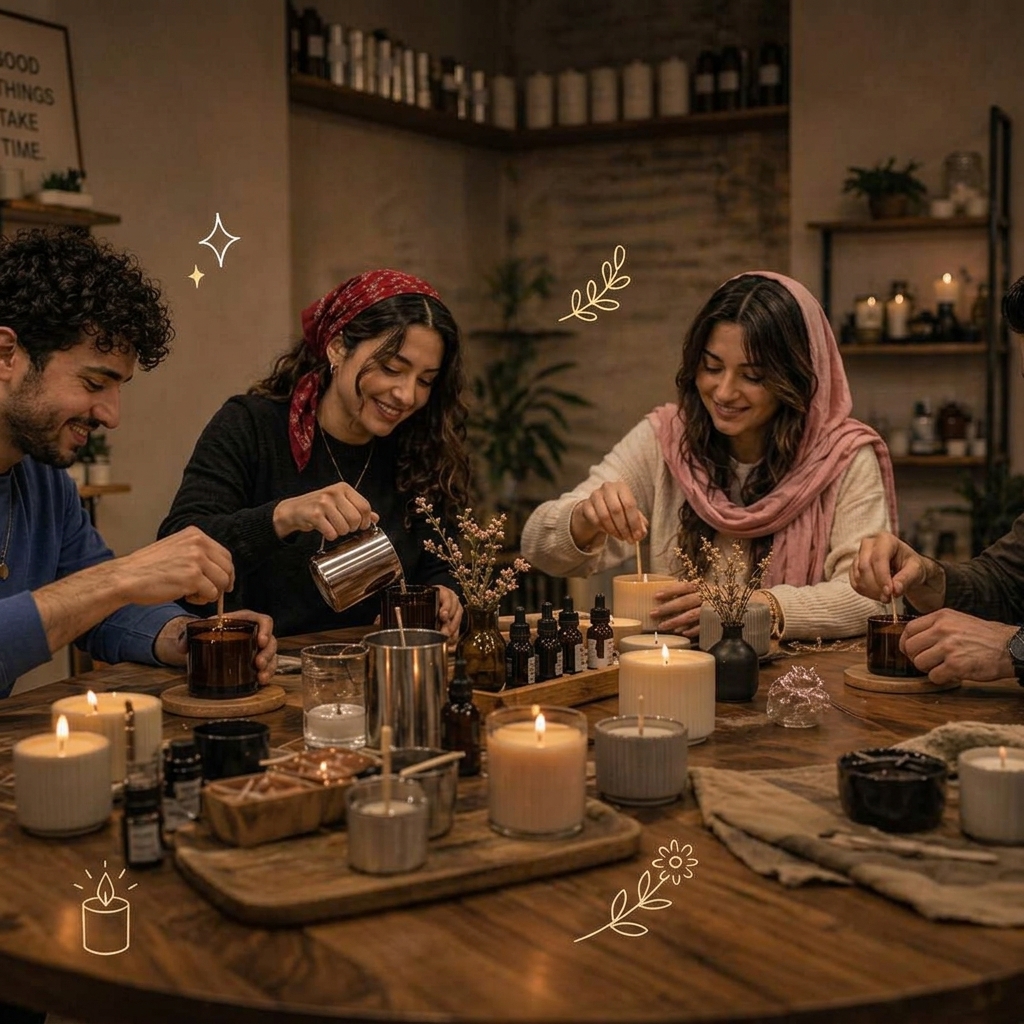 ورکشاپ ساخت شمع