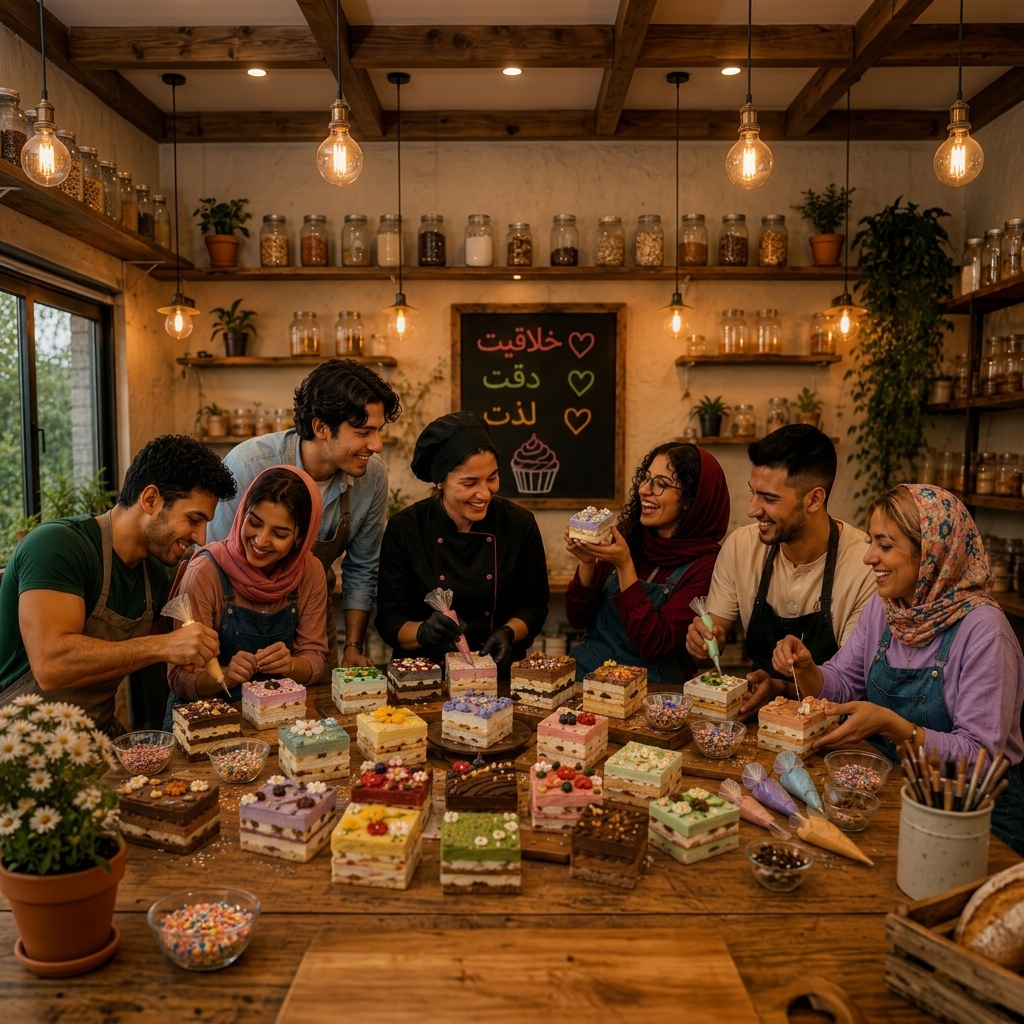 ورکشاپ شیرینی پزی
