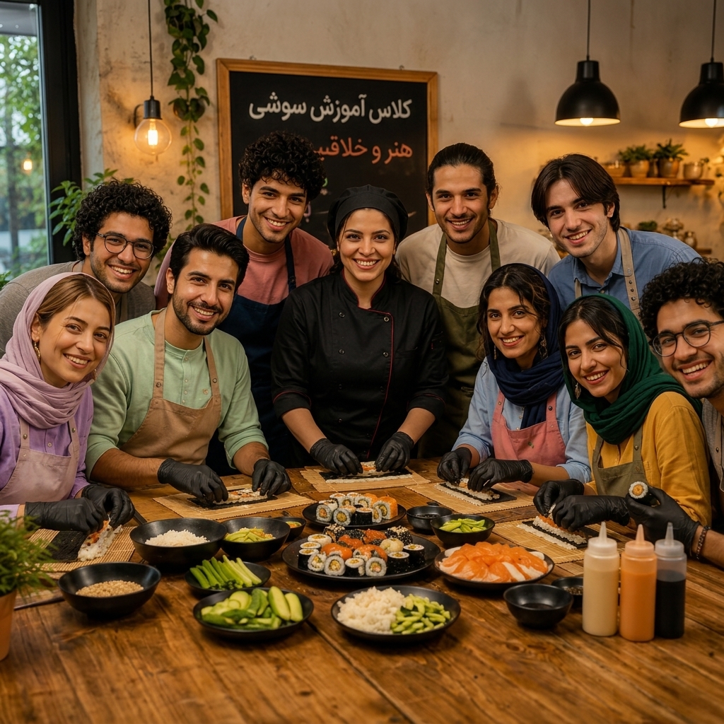 ورکشاپ سوشی در تهران