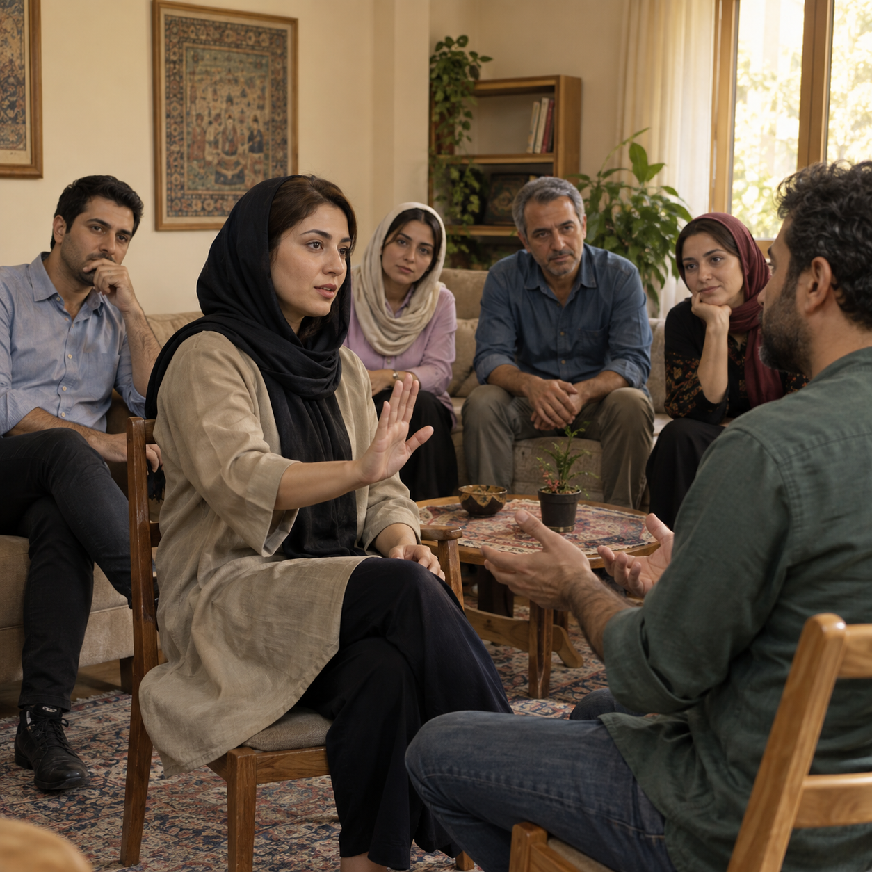 بازسازی تصویری کارگاه نه گفتن همنشین؛ مرزبندی در روابط
