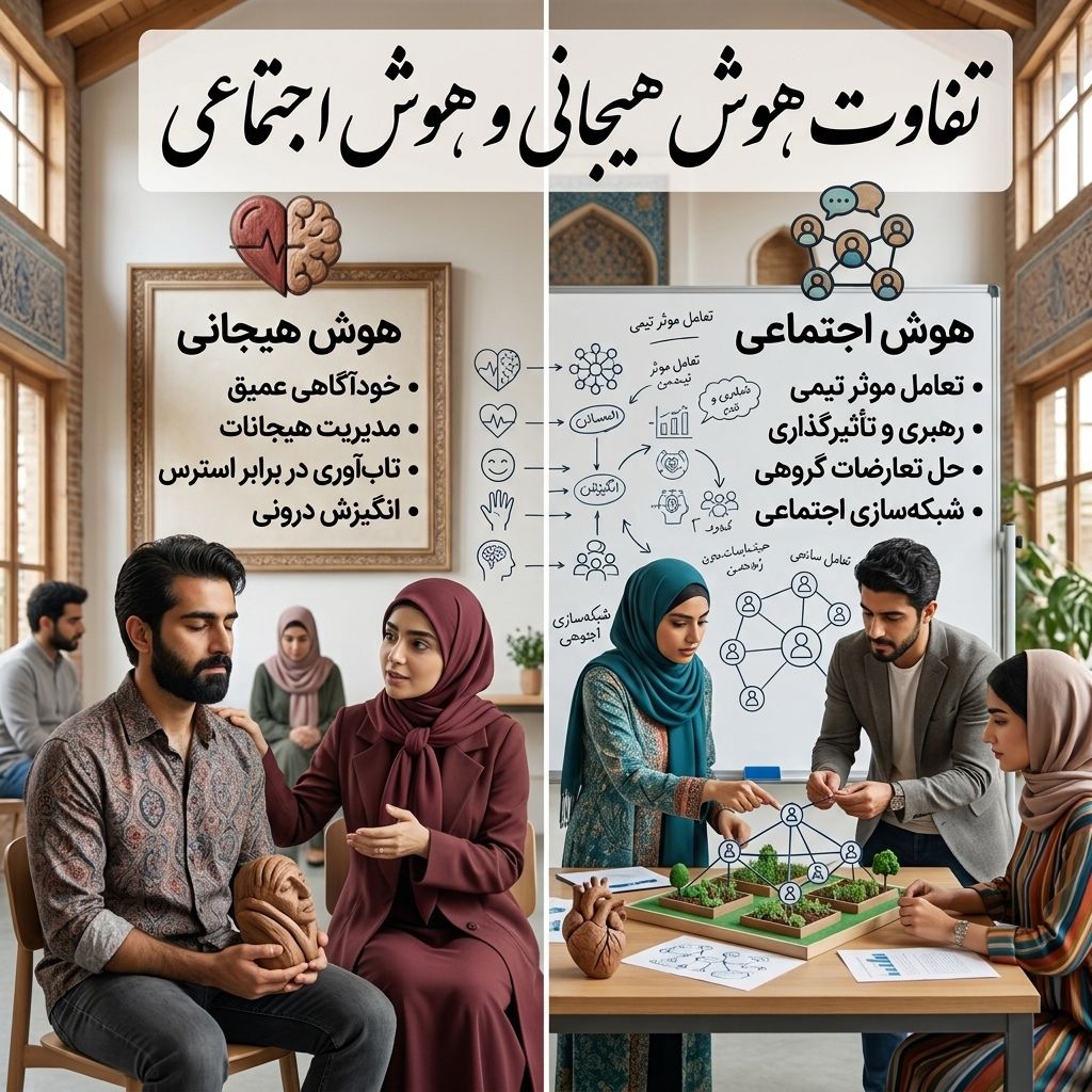 تفاوت هوش هیجانی و هوش اجتماعی چیست؟ (کدام یک در روابط مهم‌تر است؟)