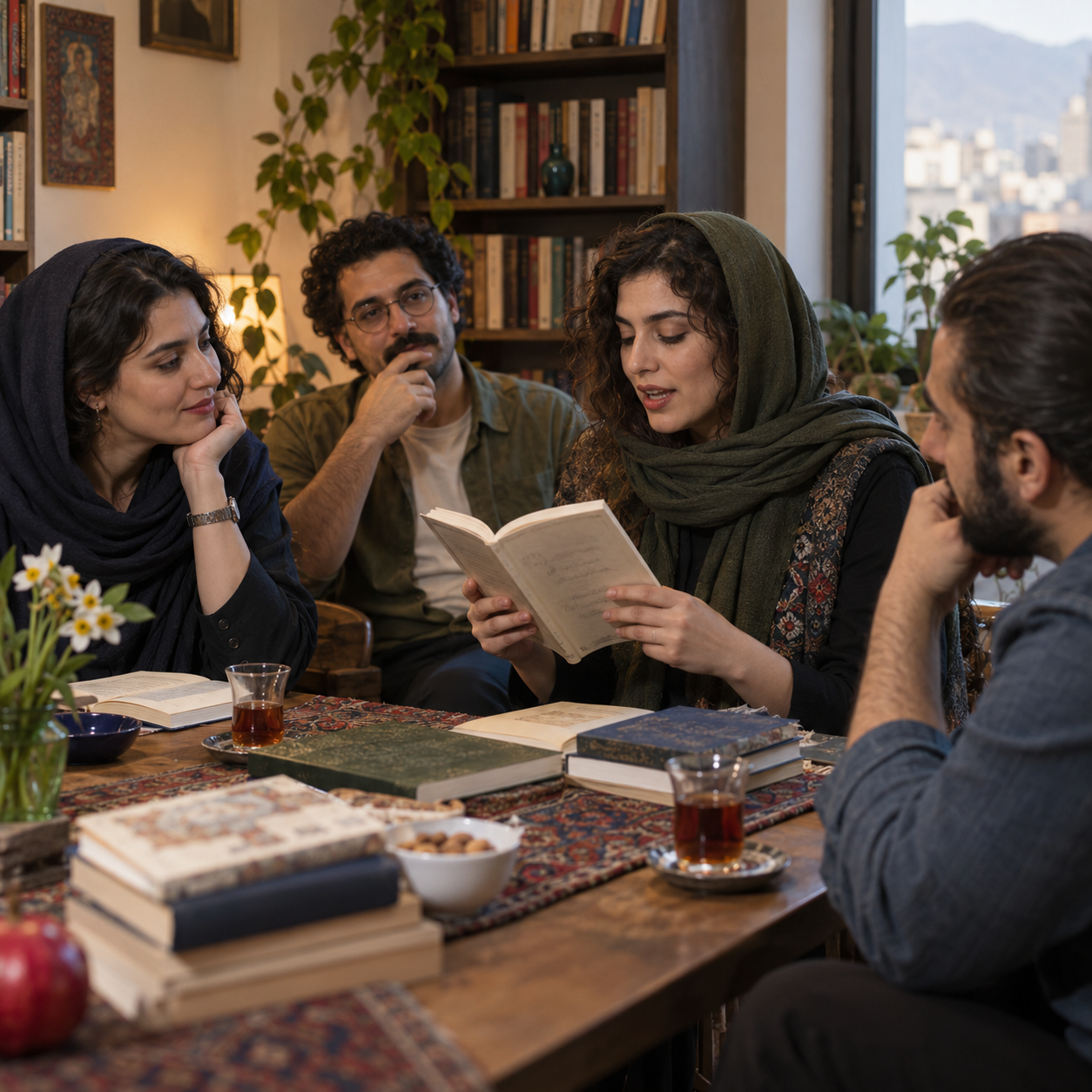 حافظ خوانی؛ مشارکت در برنامه همنشین