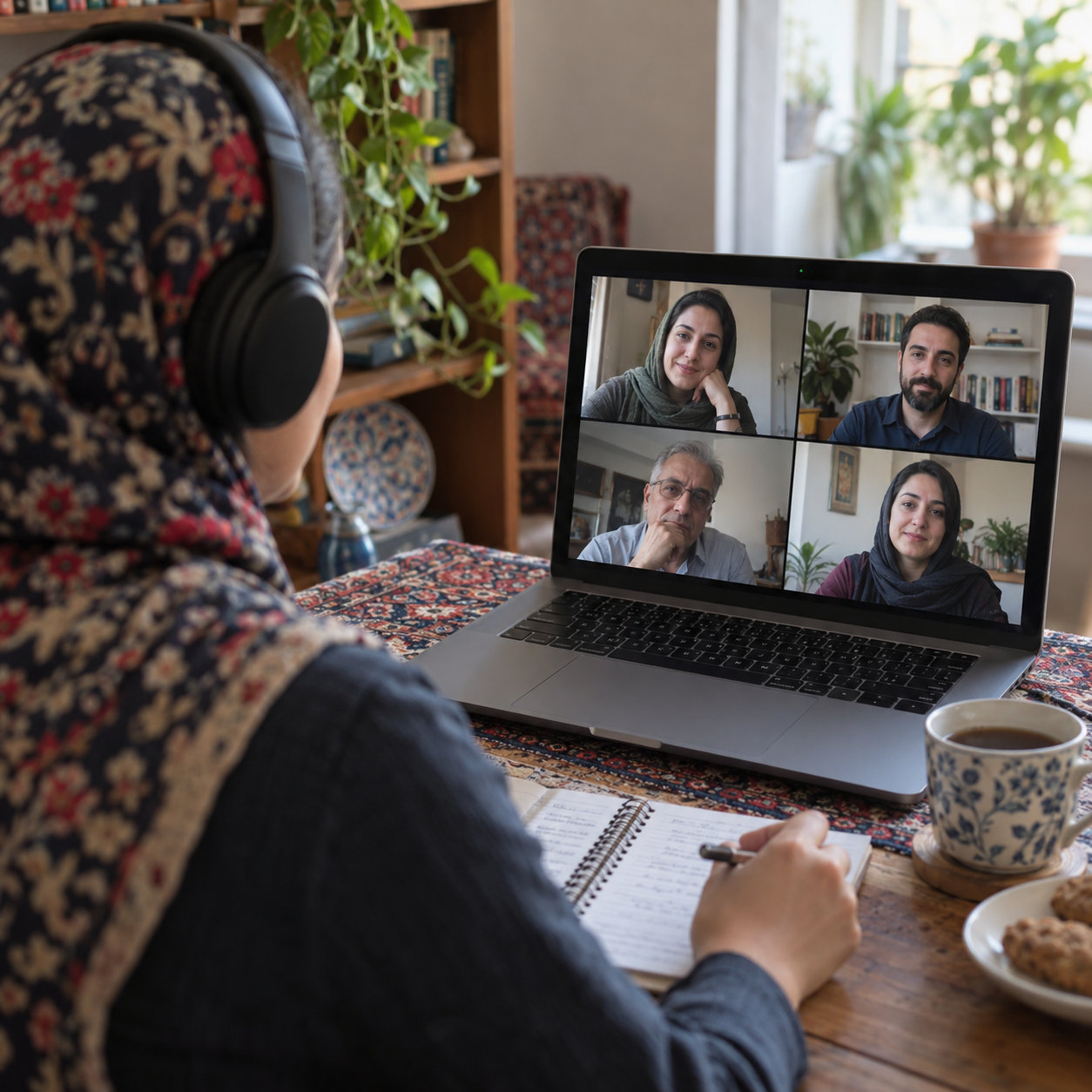دورهمی آنلاین همنشین؛ مشارکت در برنامه همنشین